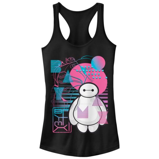 Junior’s Big Hero 6 Retro Baymax Racerback Tank Top