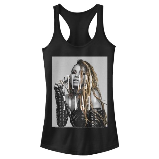 Junior’s Birds of Prey Canary Portrait Racerback Tank Top