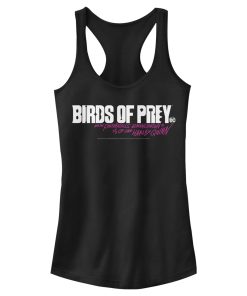 Junior’s Birds of Prey Fantabulous Logo Racerback Tank Top
