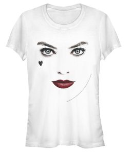 Junior’s Birds of Prey Harley Quinn Close Up T-Shirt