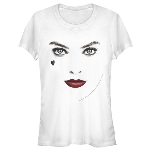 Junior’s Birds of Prey Harley Quinn Close Up T-Shirt