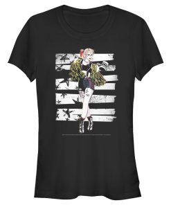 Junior’s Birds of Prey Harley Quinn Comic Pose T-Shirt