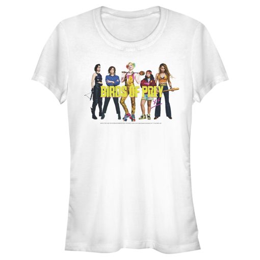 Junior’s Birds of Prey Harley Quinn Team T-Shirt