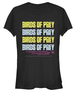 Junior’s Birds of Prey Logo Stack T-Shirt
