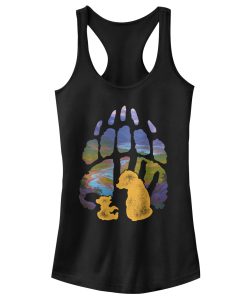 Junior’s Brother Bear Brother Bear Paw Scene Racerback Tank Top