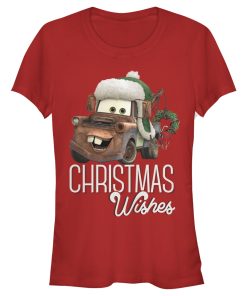Junior’s Cars Merry Christmas Mater T-Shirt