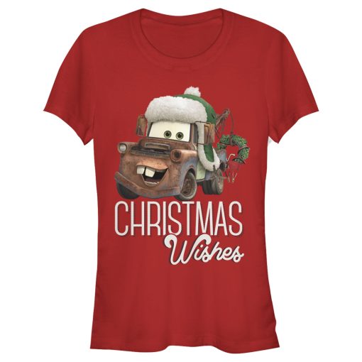 Junior’s Cars Merry Christmas Mater T-Shirt