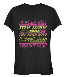 Junior’s Cars My Way or Highway T-Shirt