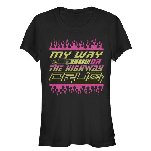 Junior’s Cars My Way or Highway T-Shirt