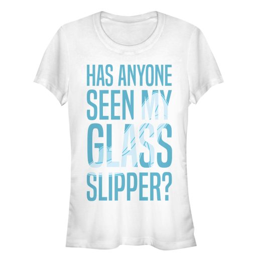 Junior’s Cinderella Glass Slipper T-Shirt