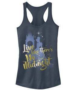 Junior’s Cinderella Live Like No Midnight Racerback Tank Top