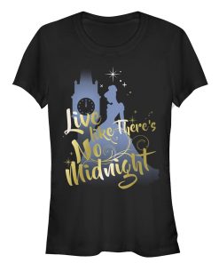 Junior’s Cinderella Live Like No Midnight T-Shirt