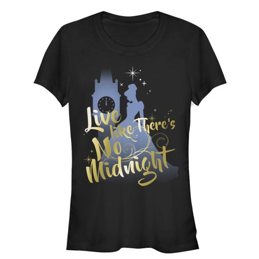 Junior’s Cinderella Live Like No Midnight T-Shirt