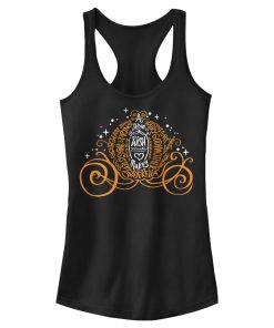 Junior’s Cinderella Magical Pumpkin Carriage Racerback Tank Top