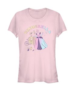 Junior’s Cinderella Rainbow Scene T-Shirt