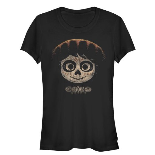 Junior’s Coco Miguel Skeleton Hat T-Shirt