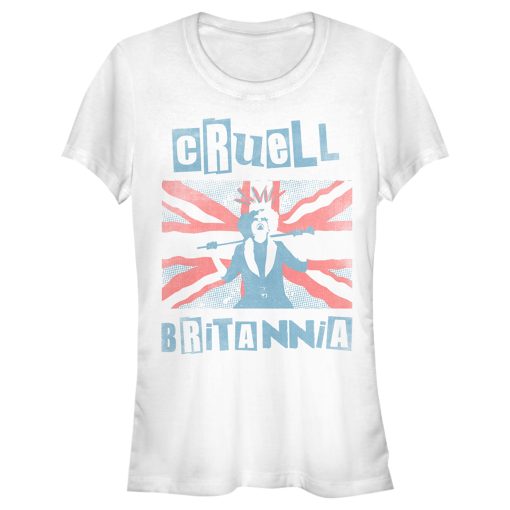 Junior’s Cruella Cruell Britannia T-Shirt