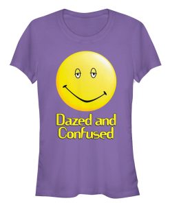 Junior’s Dazed and Confused Big Smiley Logo T-Shirt