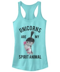 Junior’s Despicable Me 3 Agnes Unicorn Spirit Animal Racerback Tank Top