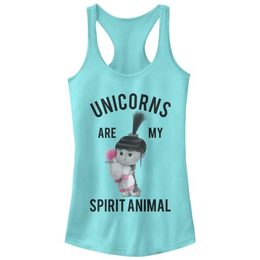 Junior’s Despicable Me 3 Agnes Unicorn Spirit Animal Racerback Tank Top