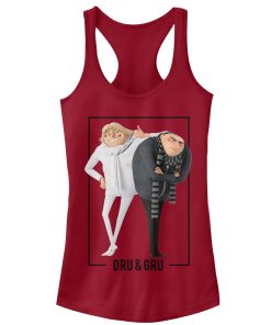 Junior’s Despicable Me 3 Dru and Gru Brothers Racerback Tank Top