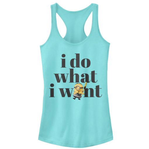 Junior’s Despicable Me 3 Minion Do What I Want Racerback Tank Top