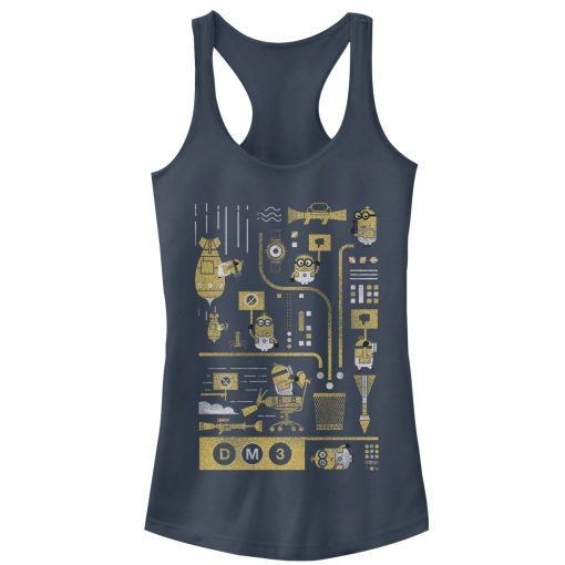 Junior’s Despicable Me 3 Minion Lab Work Racerback Tank Top