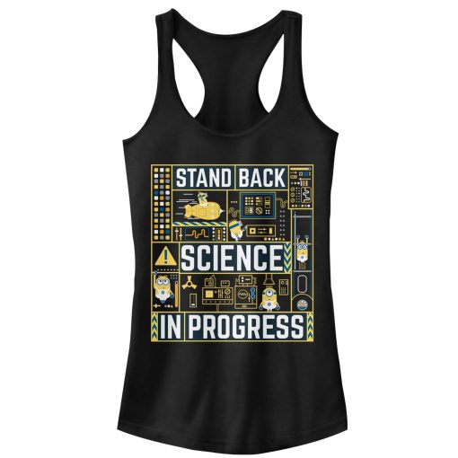 Junior’s Despicable Me 3 Minions Science in Progress Racerback Tank Top