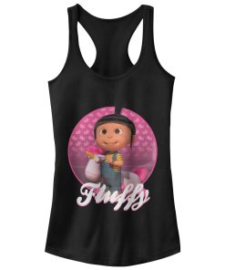 Junior’s Despicable Me Agnes Fluffy Unicorn Racerback Tank Top