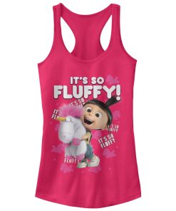 Junior’s Despicable Me Agnes So Fluffy Unicorn Racerback Tank Top