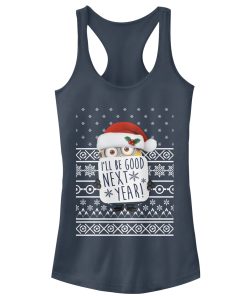 Junior’s Despicable Me Christmas Good Minion Racerback Tank Top
