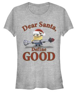 Junior’s Despicable Me Christmas Minions Dear Santa T-Shirt