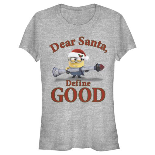 Junior’s Despicable Me Christmas Minions Dear Santa T-Shirt