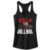 Junior’s Despicable Me Gru Chillin’ Like a Villain Racerback Tank Top