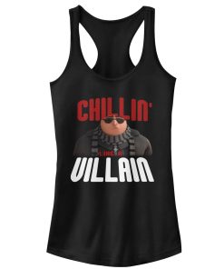 Junior’s Despicable Me Gru Chillin’ Like a Villain Racerback Tank Top