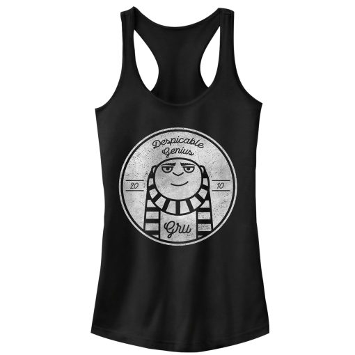 Junior’s Despicable Me Gru Genius 2010 Racerback Tank Top