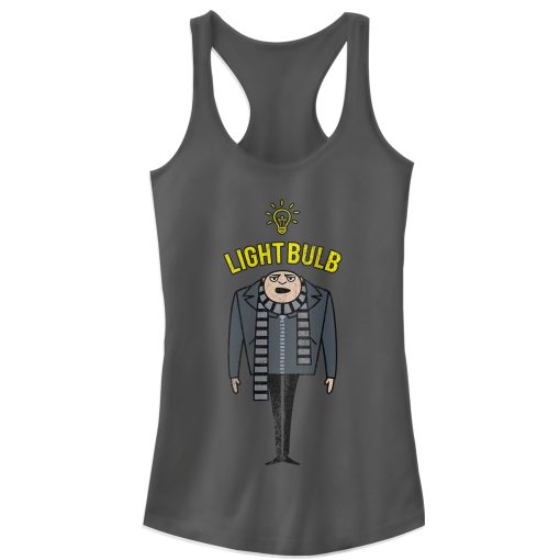 Junior’s Despicable Me Gru Lightbulb Racerback Tank Top