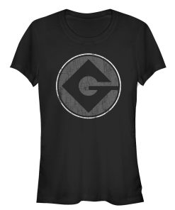 Junior’s Despicable Me Gru Logo T-Shirt