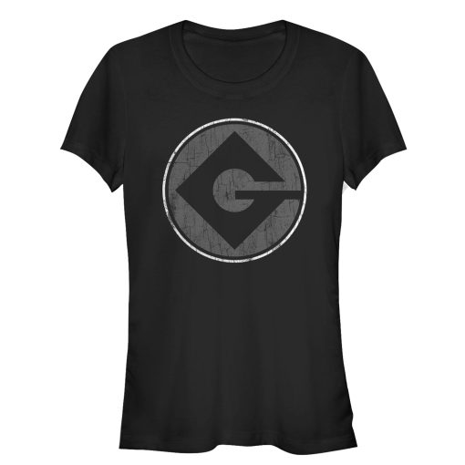 Junior’s Despicable Me Gru Logo T-Shirt