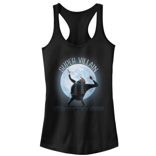 Junior’s Despicable Me Gru Supervillain Moon Racerback Tank Top