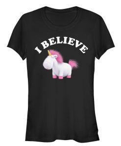 Junior’s Despicable Me I Believe Unicorns T-Shirt