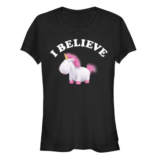 Junior’s Despicable Me I Believe Unicorns T-Shirt