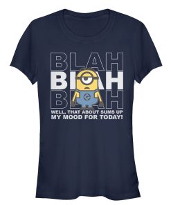 Junior’s Despicable Me Minion Blah Mood Today T-Shirt
