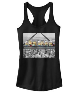 Junior’s Despicable Me Minion Construction Lunch Racerback Tank Top