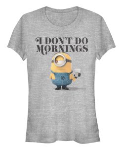Junior’s Despicable Me Minion Don’t Do Mornings T-Shirt