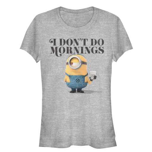 Junior’s Despicable Me Minion Don’t Do Mornings T-Shirt