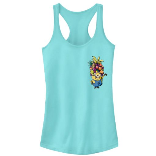 Junior’s Despicable Me Minion Fruit Hat Racerback Tank Top