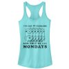 Junior’s Despicable Me Minion Monday Problems Racerback Tank Top