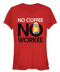 Junior’s Despicable Me Minion No Coffee T-Shirt