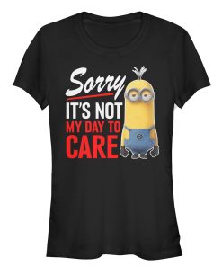 Junior’s Despicable Me Minion Not Day to Care T-Shirt